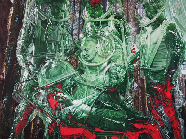 Mars Pieta-2024-150cm X 200cm-acrylik on canvas