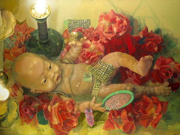 Rubber doll – 2003 – 150x200cm – acrylik on canvas
