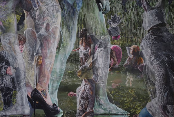 Private Apocalypse1/4 (Golgota 2.0) - 2019 - 230x340cm - acrylic on canvas
