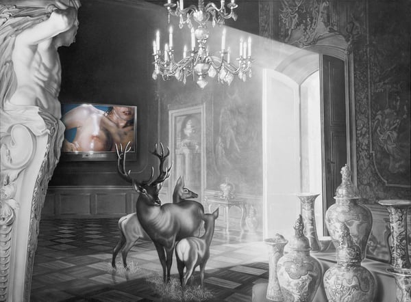 Family weekend in the museum – 2000 – 150x200cm – acrylik on canvas