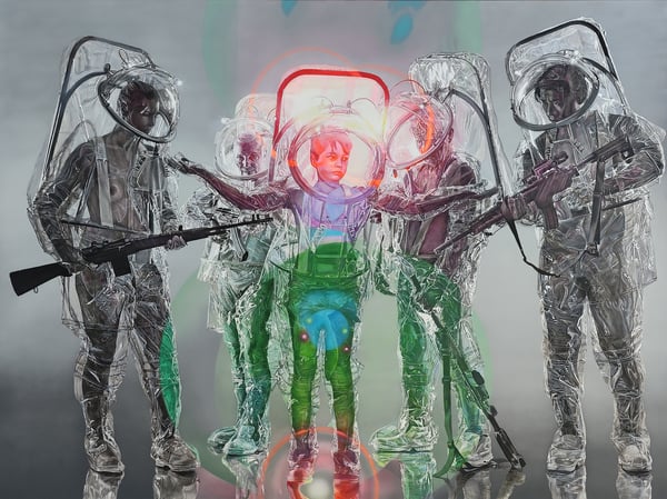 "MARS-2052" - 2023 - 150x200cm - acrylik on canvas