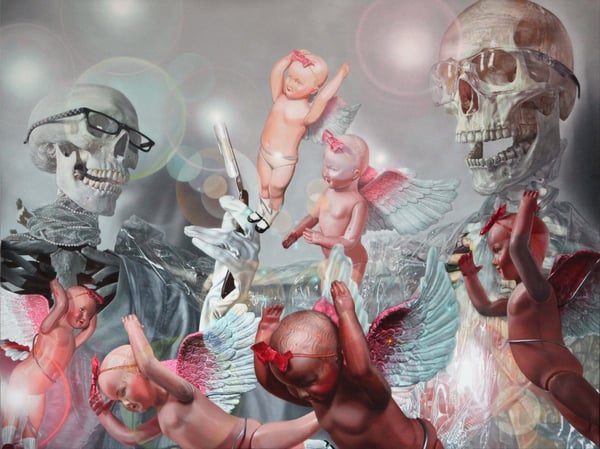 30 years together and we came to a sticky end... - 2011 - 150x200cm -- acrylik-on-canvas