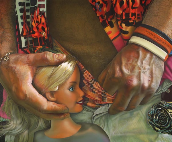 Finally, I let her everything…….! – 2005 – 95x1115cm – acrylik on canvas
