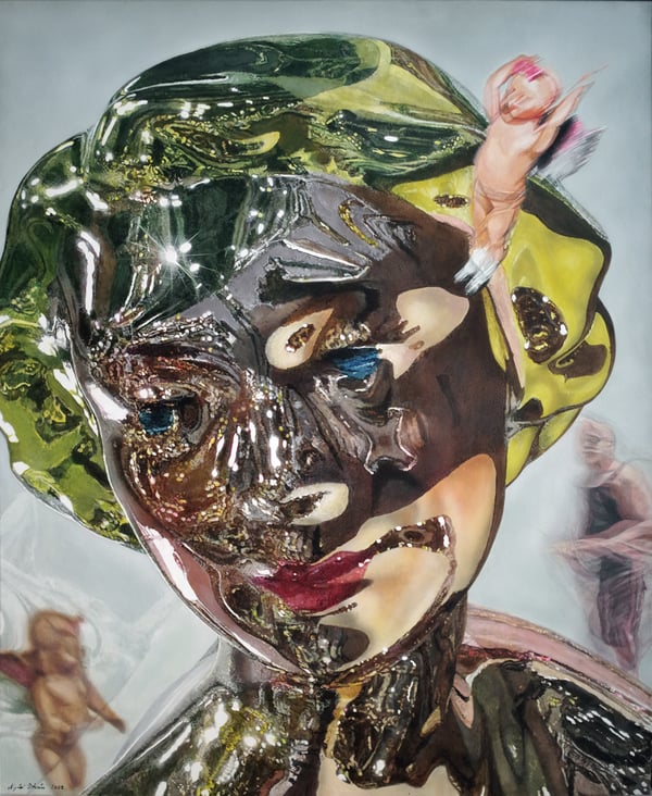 "Vertigo" - 2022 - 150x120cm - acrylic on canvas