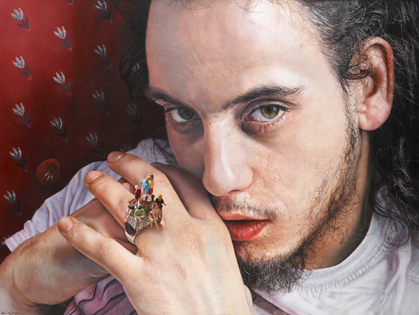 My son Benjamin – The Lord of the Rings – 2010 – 150x200cm – acrylik on canvas