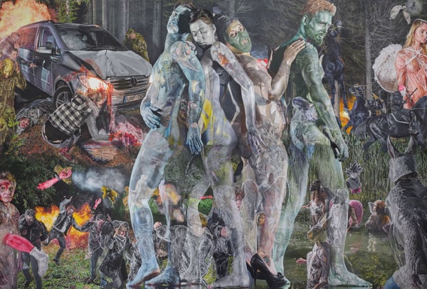 Private Apocalypse1(Golgota 2.0) - 2018-2019 - 460x680cm - acrylic on canvas