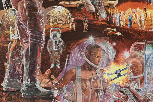Private Apocalypse 3-3(Golgota 2.0) 2022-2025-460x680cm-acrylik on canvas