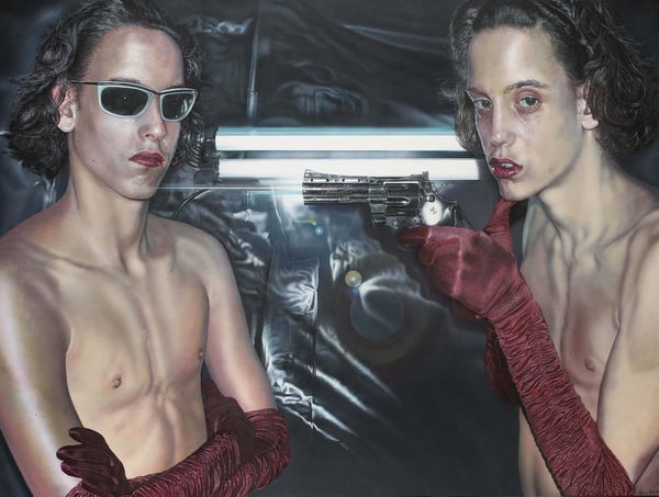 Whoo the fuck am I? – 2004 – 150x200cm – acrylik on canvas