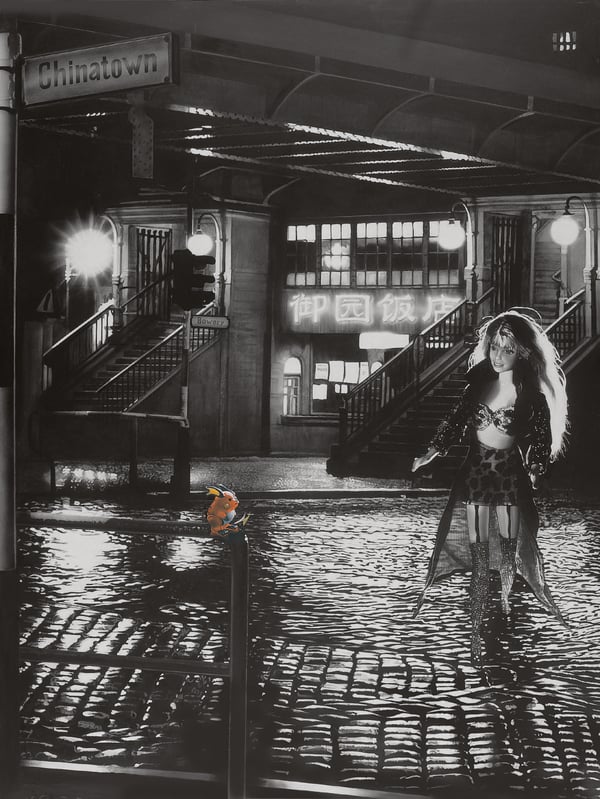 Raichu & Barbie – 2001 – 200x150cm – acrylik on canvas