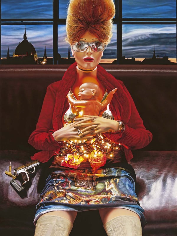 Madonna of Budapest – 2003 – 200x150cm – acrylik on canvas