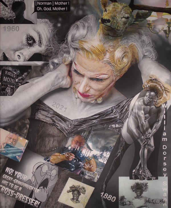 Cross Dressers - Drag Queens - 2021 - 150x120cm - acrylic on canvas
