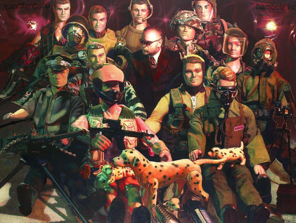 G.I.Joes and Me – 2002 – 150x200cm – acrylik on canvas