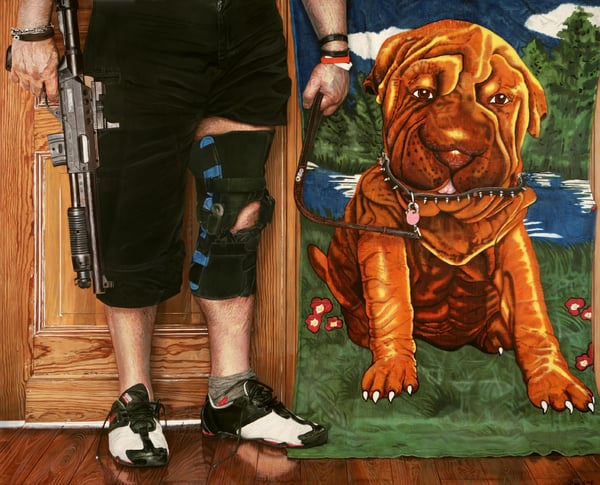 My deeply beloved terry cloth doggy – 2006 – 120x150cm – acrylik on canvas